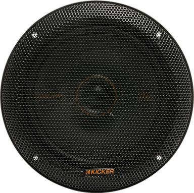 image of KICKER - KS Series 6-1/2" 2-Way Car Speakers with Polypropylene Cones (Pair) - Black