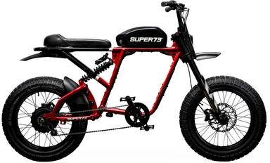 image of Super73 - RX Electric Motorbike w/ 75+ mile max operating range & 28+ mph max speed - Carmine Red